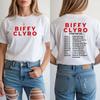 Biffy Clyro Futique 2026 Тур Унисекс Футболка Ретро Футболка Рок-группы Чистый Хлопок Летняя Для Пары Уличная Одежда Унисекс