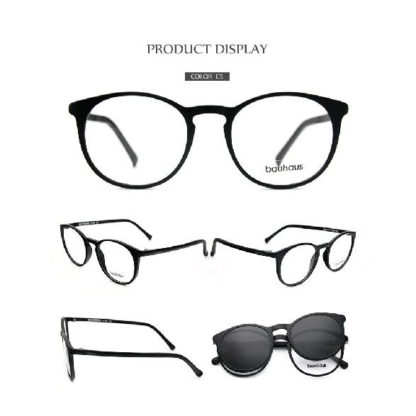 RS010 Custom Men Women Polarized Optical Magnetic Sunglasses Clip Magnet Clip on Sunglasses Polaroid Clip on Sun Glasses