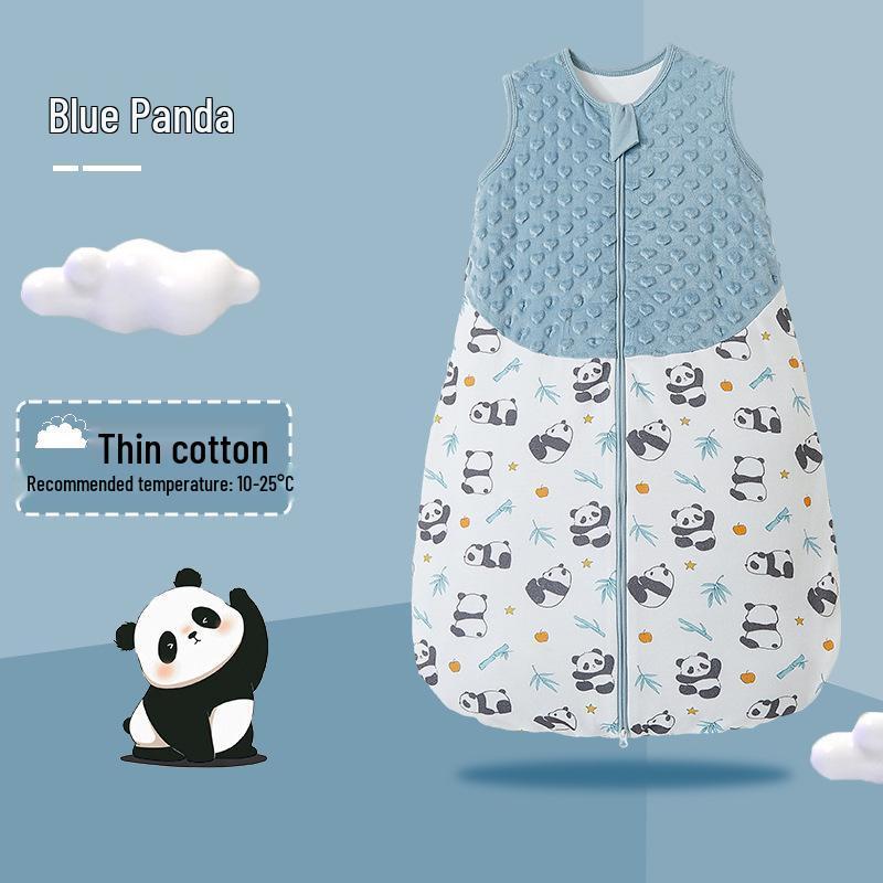 Спальный мешок Bazaitu Baby Cotton Anti-Kick - жилет для новорожденных весной и осенью