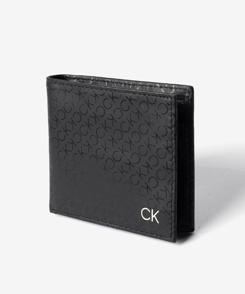 Кошелек 31CK130029 БИФОЛД КАРМАН [Calvin Klein] Двойной С МОНЕТНИЦЕЙ Мужской ЧЕРНЫЙ/Черный [Б/У]