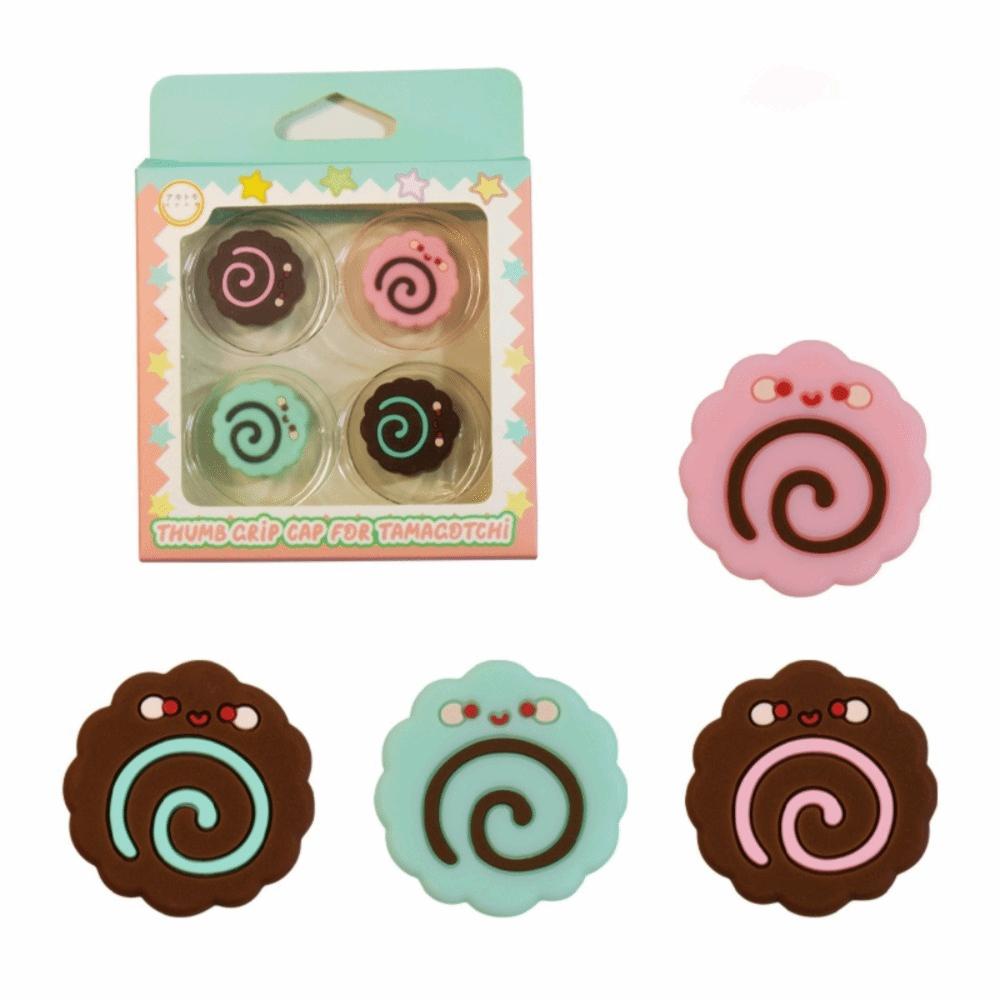 4Pcs Cat Paw Joystick Caps Star Thumb Stick Grip Caps Rocker Cap for Tamagotchi Paradise Accessories