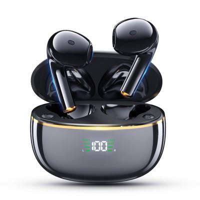 Беспроводные наушники 2024 Новая модель-шедевр Наушники Bluetooth с микрофоном ENC Шумоподавление Вкладыши Светодиодный дисплей Качество звука Hi-Fi