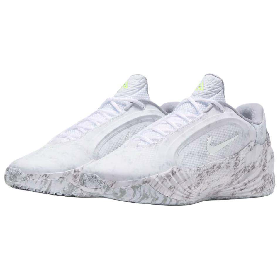 Nike Баскетбольные кроссовки Giannis Freak 8 Мужские Низкие Белый/Светло-Дымчато-Серый/Черный/Металлический Серебристый JA1402-100