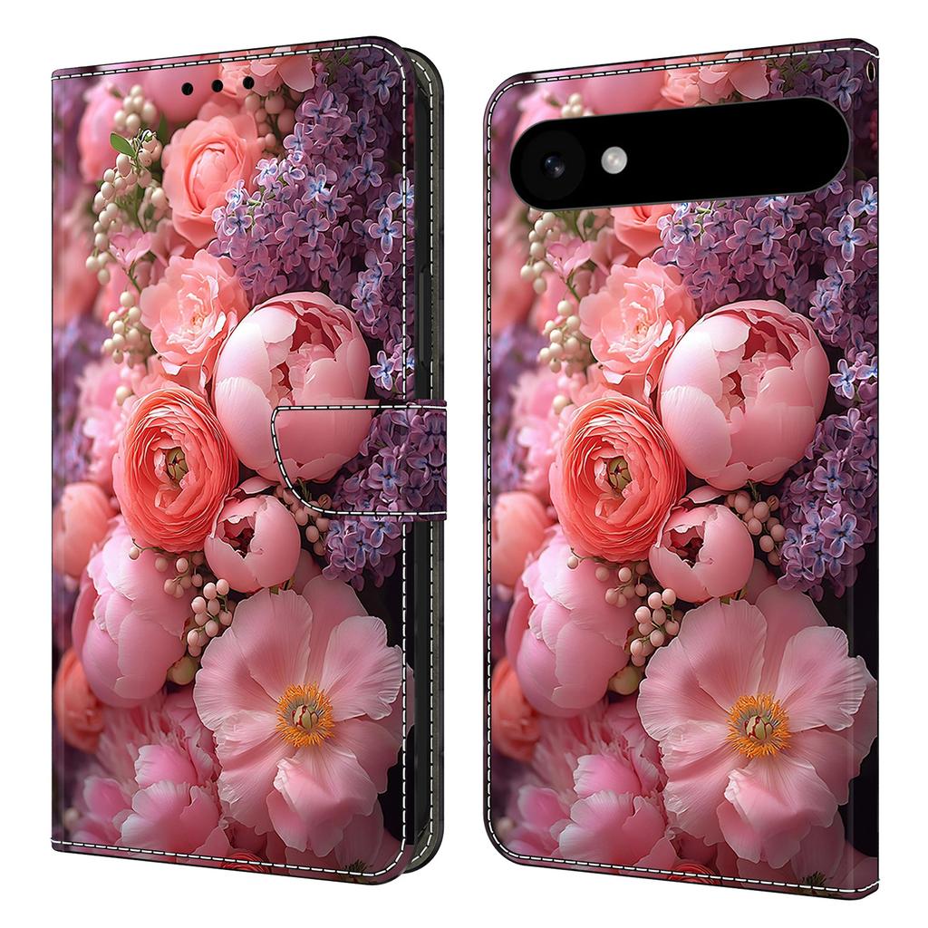 For iPhone 17 Air Leather Case Pattern Printing Wallet Stand Flip Phone Cover