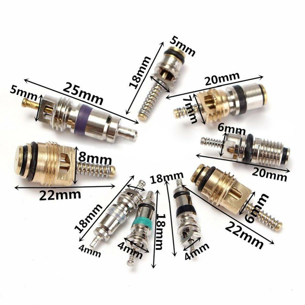 134 шт./кор. автомобильный автомобиль R134a A/C клапаны с сердечником автомобильный комплект для кондиционирования воздуха