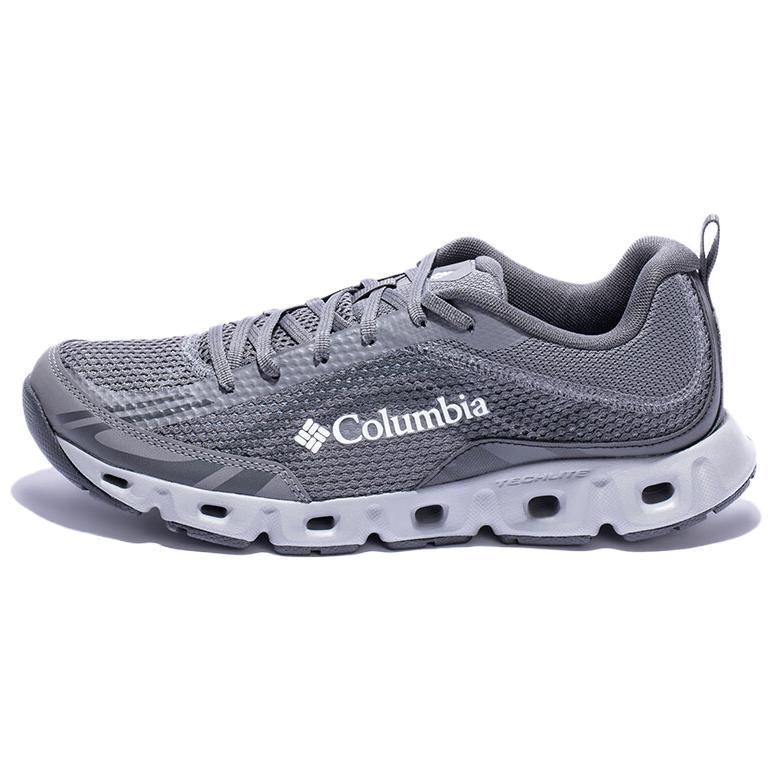 Columbia Drainmaker 4 На толстой подошве На шнуровке Водонепроницаемые Нескользящие Низкие Туристические Ботинки Мужские туристические ботинки Серый BM4617024
