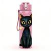 1PC Night Moon Black Cat 750ml Color Plastic Sports Water Bottle Leakproof Flip Straw Lid Suitable for Sports Office Home Use