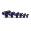 PE Air Connectors 4mm 6mm 8mm 10 12MM Pneumatic Fitting Quick Connect Slip Lock Tee 3Way Plastic Pipe Water Hose Tube Connector