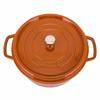 Staub Pico Cocotte Round 28cm Cinnamon (11028806) - Enameled Pot with Handles, Rund Brater Cinnamon. Stylish pot, cookware, and kitchenware.
