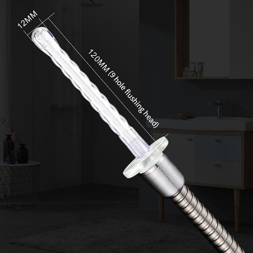 Portable Silicone Enema Cleaning Shower Wash Household Enema Anal Wash Douche Nozzle Anaal Douche Woman/Man Health Hygiene Tool
