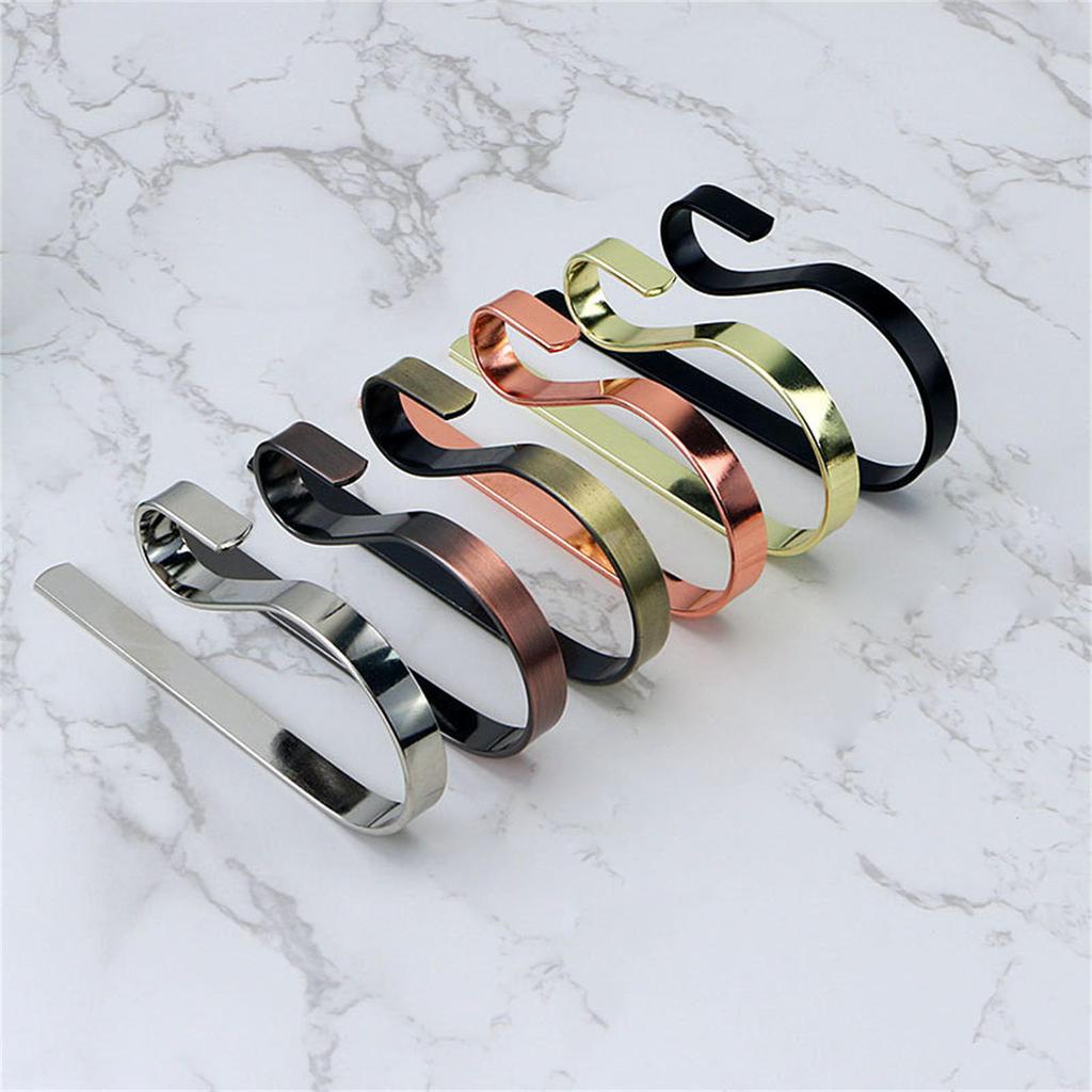 Christmas Sock Hook Fireplace Hanger Metal Clips Christmas Stocking Holder Rack Tree Hanging Hooks New Year Party Decor