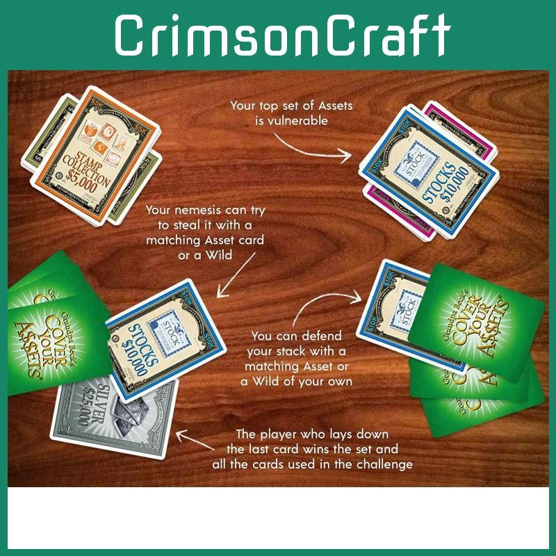 Grandpa Becks Cover Your Assets Family Card Game With Strategy For Home Play And Kids