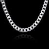 Lekani Men's 925 Sterling Silver Curb Chain Statement Necklace 12mm 20\" Fashion Sterling-silver-jewelry For Male Best Gifts