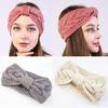 Women's Knit Hairband Knot Crochet Winter Ear Warmer Twist Wool Headbands Turban Headwear Head Wrap Bandage Hair Accessories