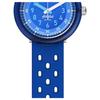 Swatch FLIK FLAK Серия BUBBLY HOURS кварцевый механизм 30 метров водонепроницаемые швейцарские часы 31,85 мм синий циферблат корпус из биопластика силиконовый ремешок ZFCNP002