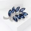 Fashion Vintage Crystal Wheat Brooch Niche Premium Women'S Dress Suit Accessories Rhinestone Pin