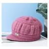 Новые шапки для среднего и пожилого возраста, женские зимние шерстяные шапки, теплые зимние шапки для старушек, плюшевые осенне-зимние вязаные шапки