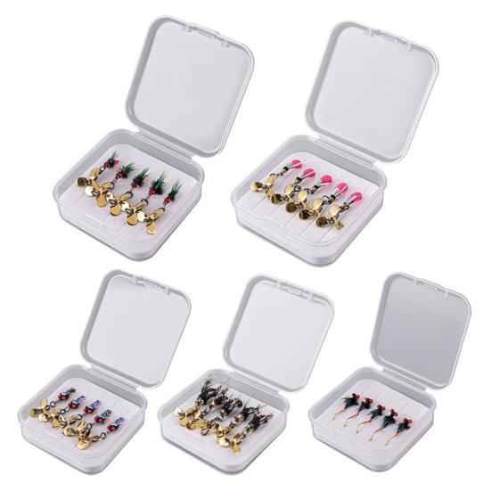 5 шт. Бионические рыболовные приманки с острым крючком, компактный дизайн, портативные, вращающиеся, для соленой и пресной воды, плавающие воблеры, приманки для нахлыстовой рыбалки