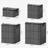 Clothes Organizer Quilt Storage Bag Foldable Closet Storage Box Wardrobe Sorting Storage Bucket