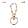 1pcs Metal Split Ring DIY KeyChain Lobster Clasp Bags Strap Buckles Hook Collar Carabiner Snap