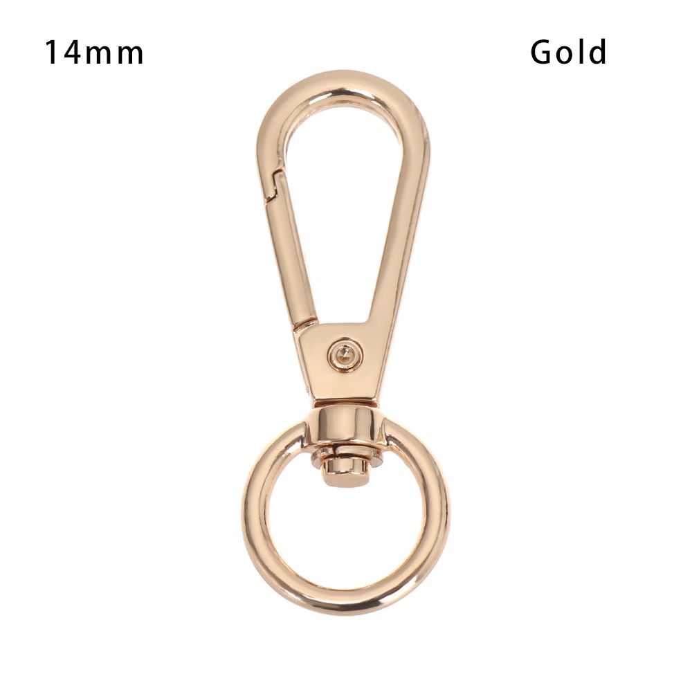 1pcs Metal Split Ring DIY KeyChain Lobster Clasp Bags Strap Buckles Hook Collar Carabiner Snap