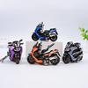 Keychain Pendant Motorbike Charm Zinc Alloy Anti-Detachable Hook Keyring Backpack Accessory Decompression