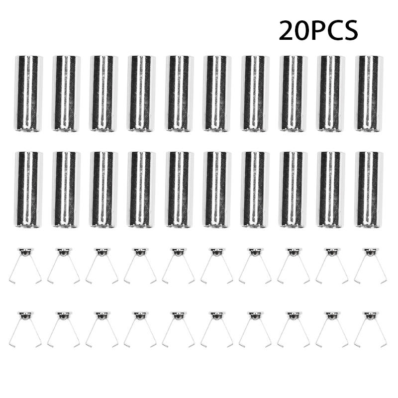 20 шт. Практичные наконечники для шнурков, шляпки, фиксаторы шнурков, многоцелевые сменные головки для шнурков для обуви, курток