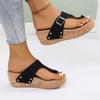 Women Sandals Platform Clip Toe Slippers Flip Flops Summer Wedges High Heels Shoes for Women New Trend Outdoor Sandals