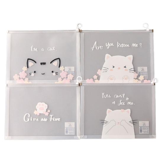 Полезная организация печати, экологически чистые водонепроницаемые сумки на молнии для документов, школьные принадлежности, сумки для хранения файлов