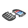 07-10 BMW X3 E83 Front Grille: Bright Black Double Slat M Style