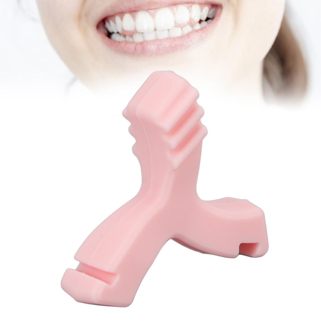 Стоматологические жевательные резинки для элайнеров Y-образной формы, пищевого класса, с ароматом клубники, ортодонтические жевательные резинки для прикуса с футляром для хранения