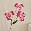 Iris Artificial Flower Realistic Faux Iris Flowers 33" Soft Fabric Indoor Outdoor Decor for Wedding Bridal Bouquets Centerpieces