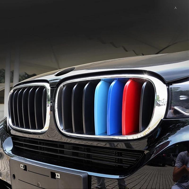 Для BMW X1 X3 X4 X5 X6 E84 E70 E71 F15 F16 F25 F26 G01 G02 G05 M 3 цвета передняя воздушная решетка для почек, крышка решетки радиатора