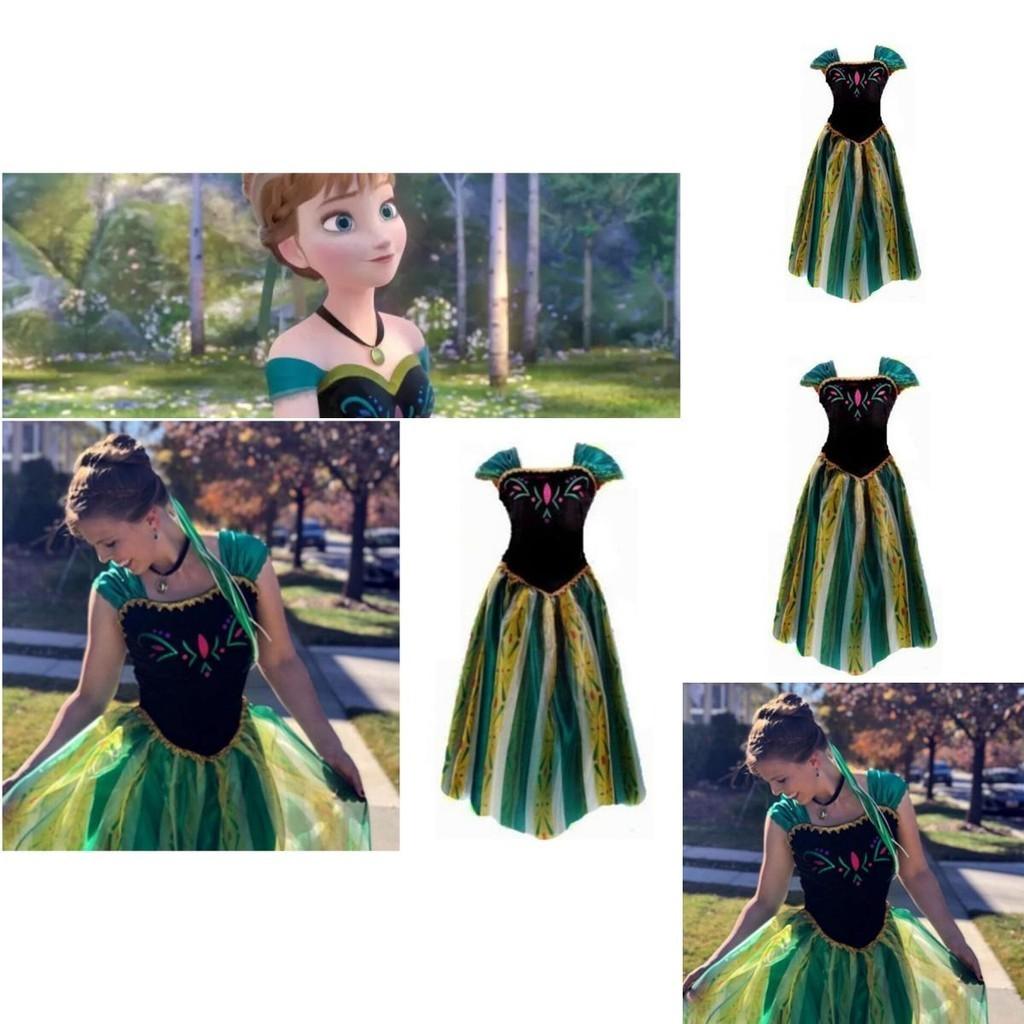 Замороженное Взрослое Платье Принцессы Анны Праздничный Костюм Платье для Выступлений Платье Принцессы Анны