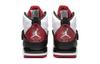Jordan Кроссовки Flight 45 High White Red Black GS 524865-130