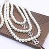 New Release Sisterhood Zeta Phi Beta Symbol Design Greek ZPB Letter Pendant Making Statement Pearl Beaded Sorority Necklace