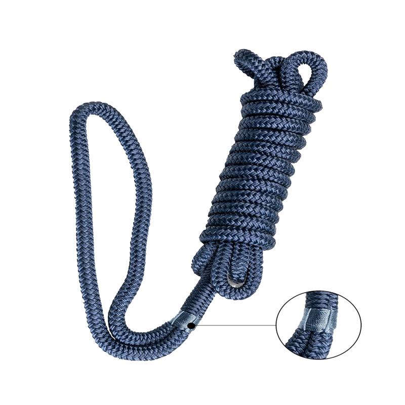 Boat Dock Lines Wear Resistant Hanger Line Docking Boat Lines Double Braided Premium Nylon Marine Mooring Rope for Boats