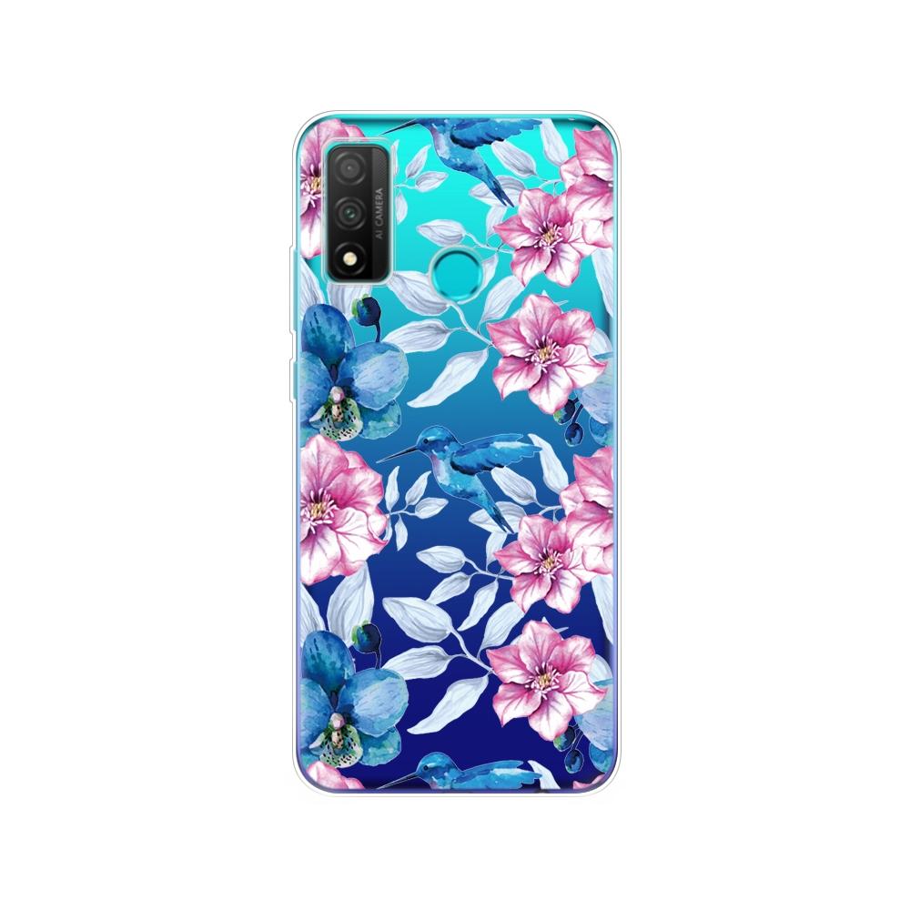 Чехол для Huawei P smart 2020, мягкий силиконовый чехол из ТПУ на заднюю панель телефона PSmart 2020 POT-LX1A, 6,21 дюйма, защитный чехол-бампер, чехол
