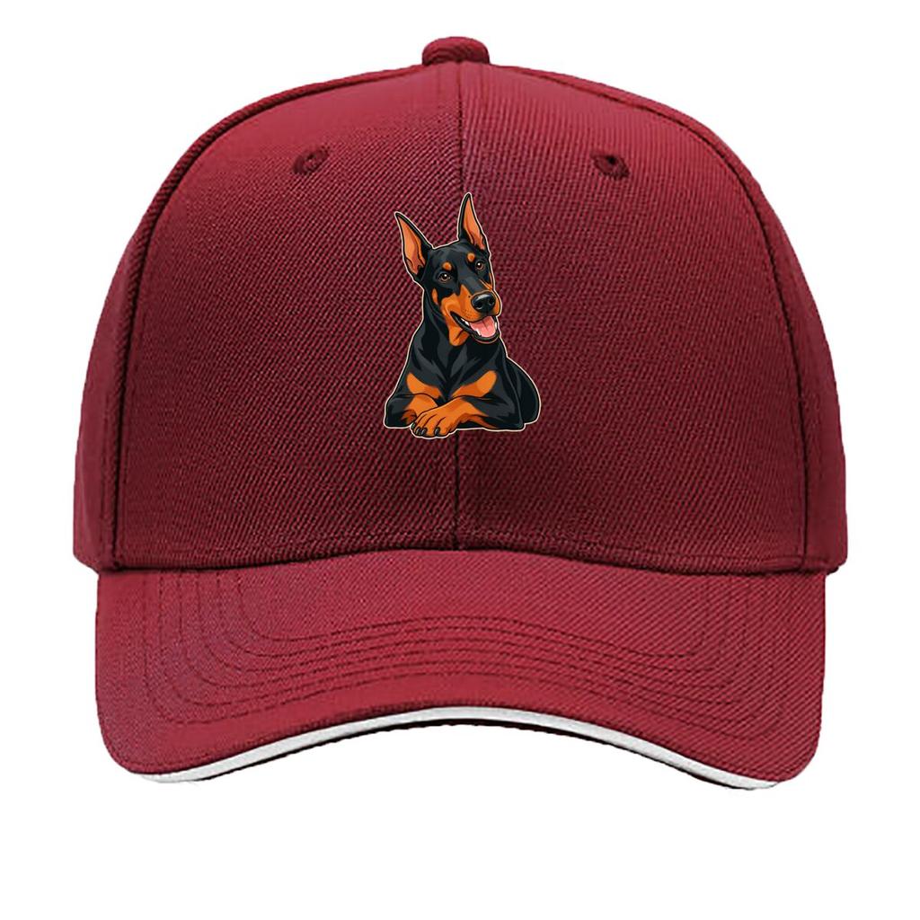 Игривый DoberUnisex Портрет Графика St Сэндвич Бейсболка Кепка от солнца Шляпа для тренировок на свежем воздухе