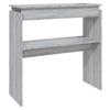 Console Table Gray Sonoma 80x30x80 cm Particleboard