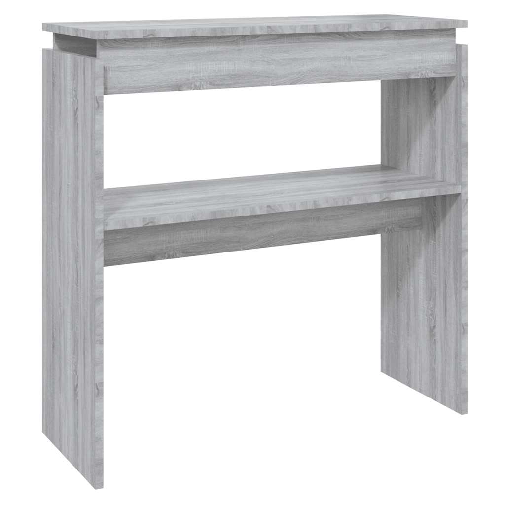 Console Table Gray Sonoma 80x30x80 cm Particleboard