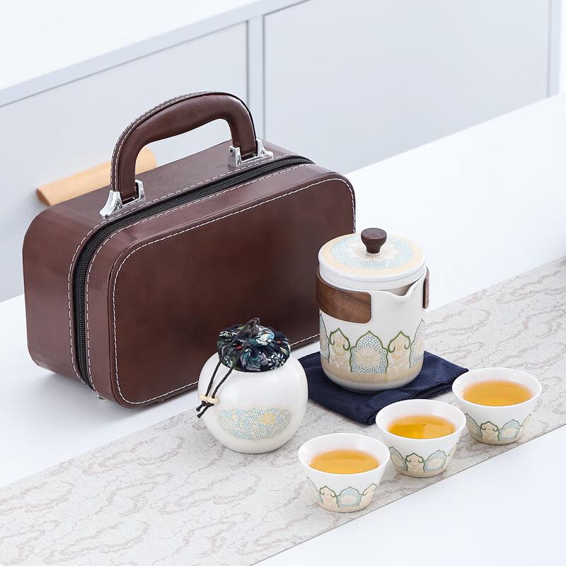 Portable Ceramic Travel Tea Set H312