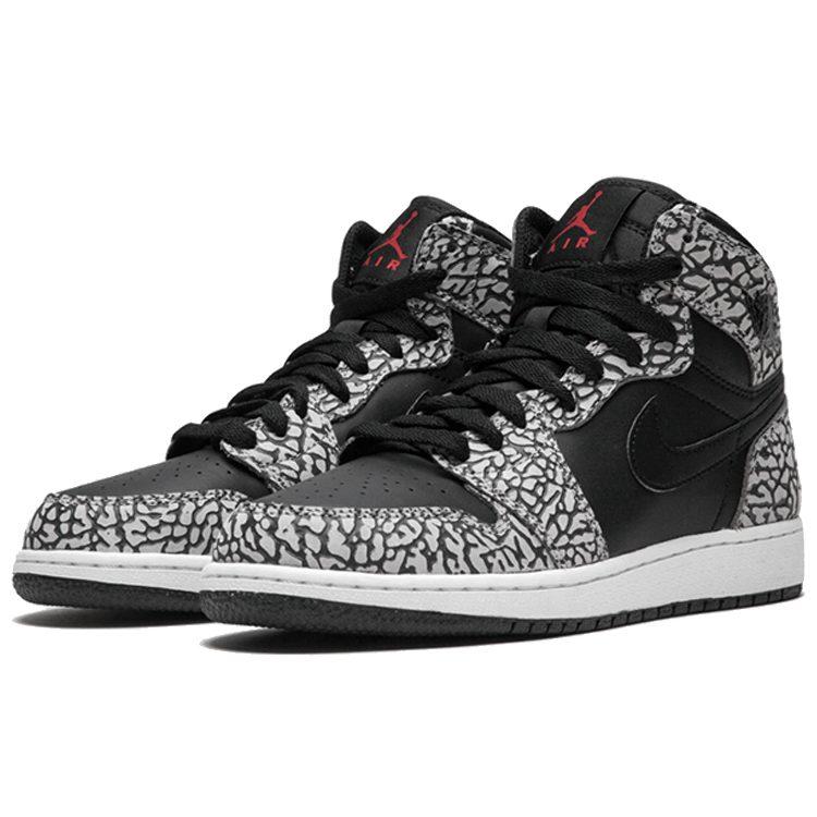 Jordan 1 Ретро Высокое Качество Черный Слон GS 838850-013