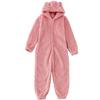 2020 European and American Autumn/Winter Fleece-Lined Hooded Jumpsuit Pajamas for Family