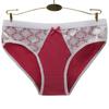 Хлопковые трусики для женщин, сексуальное кружевное нижнее белье, трусы с низкой талией, женские трусики, женское нижнее белье, 6 шт./компл.