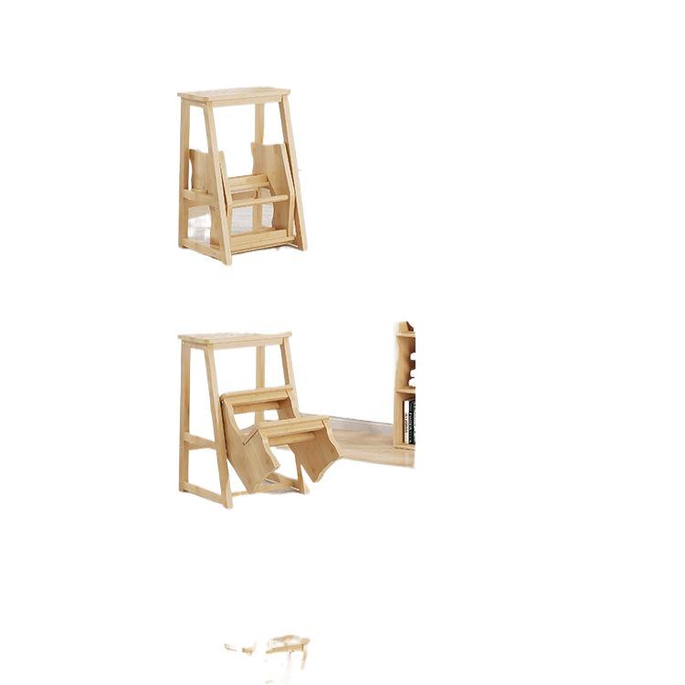 Складная бамбуковая подставка-ступенька - Многофункциональная подставка для ног, скамейка и табурет для переобувания для детей