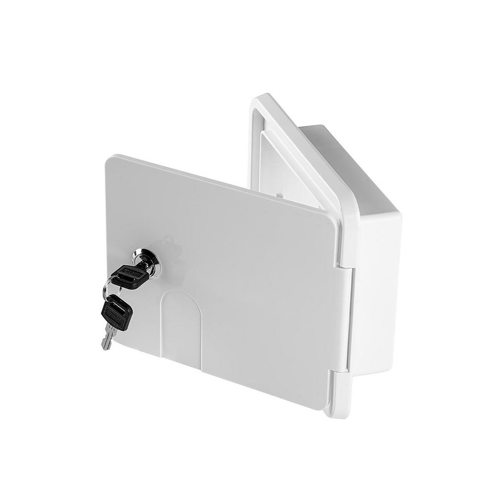 Access Door Panel RV Power Cord Hatch Square Electric Cable Hatch For Boat Marine RV Yacht Motor Home Camper Boat RV Accessories