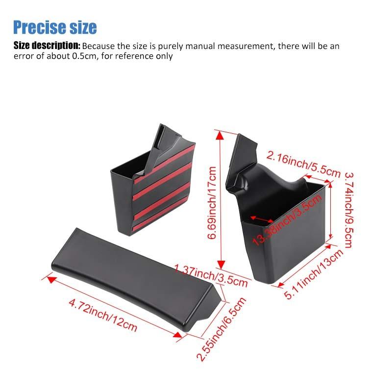 Ящик для хранения автомобильных принадлежностей, органайзер, контейнер для Jeep Wrangler JL, JT Gladiator 2018-2024, аксессуары для укладки и уборки салона