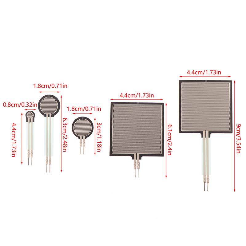 Fsr400 Fsr402 Fsr406 Force Sensitive Resistor 0.5 Inch For Arduino Compatible Force Sensing Resistor