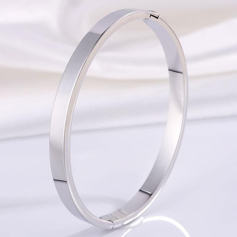 Titanium steel bracelet gold high version temperament zircon bracelet women's light luxury fashion elegance does not fade simple bracelet